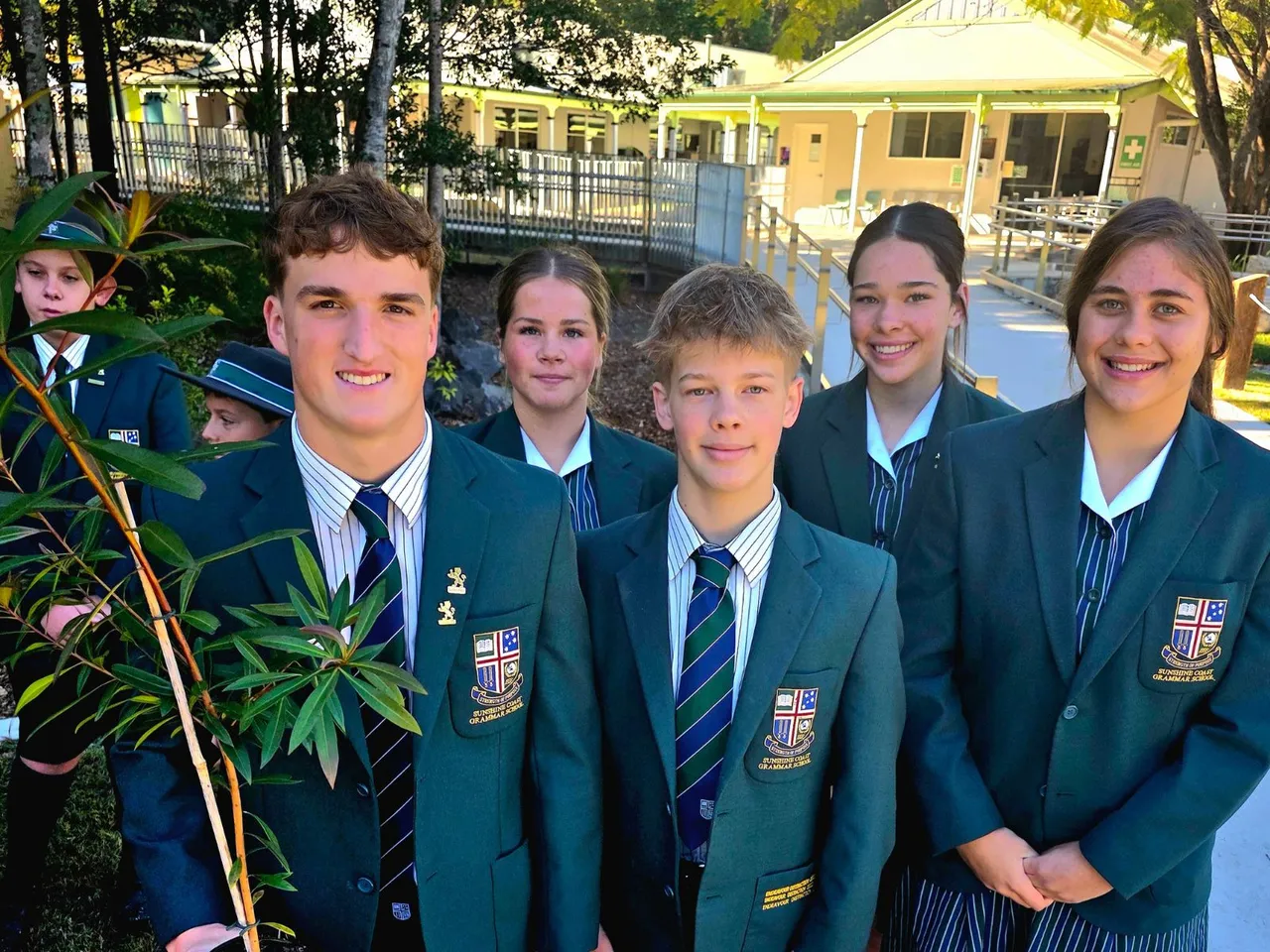 Sunshine Coast Grammer School tree planting event.
