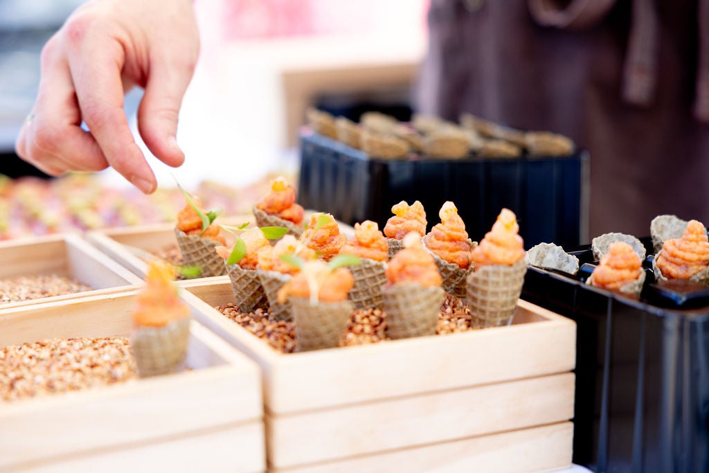 $5 bite size plates at Mooloolaba Seafood Market Day