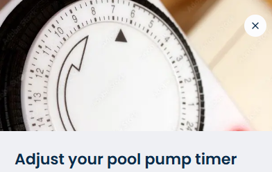 pool timer