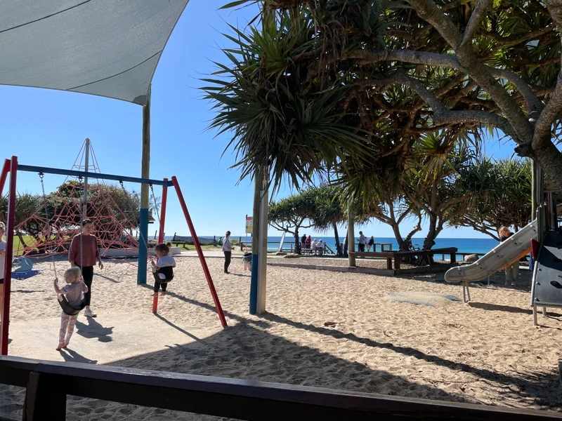 Tickle Park Coolum on the beach front