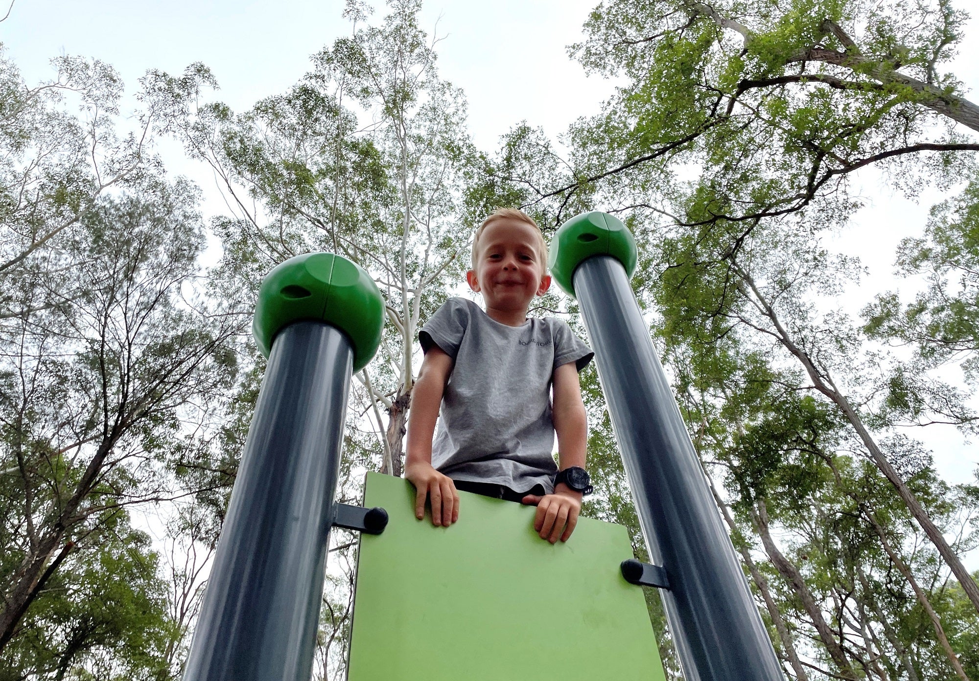 The park provides urban relief with mature-trees and plenty of play opportunities.