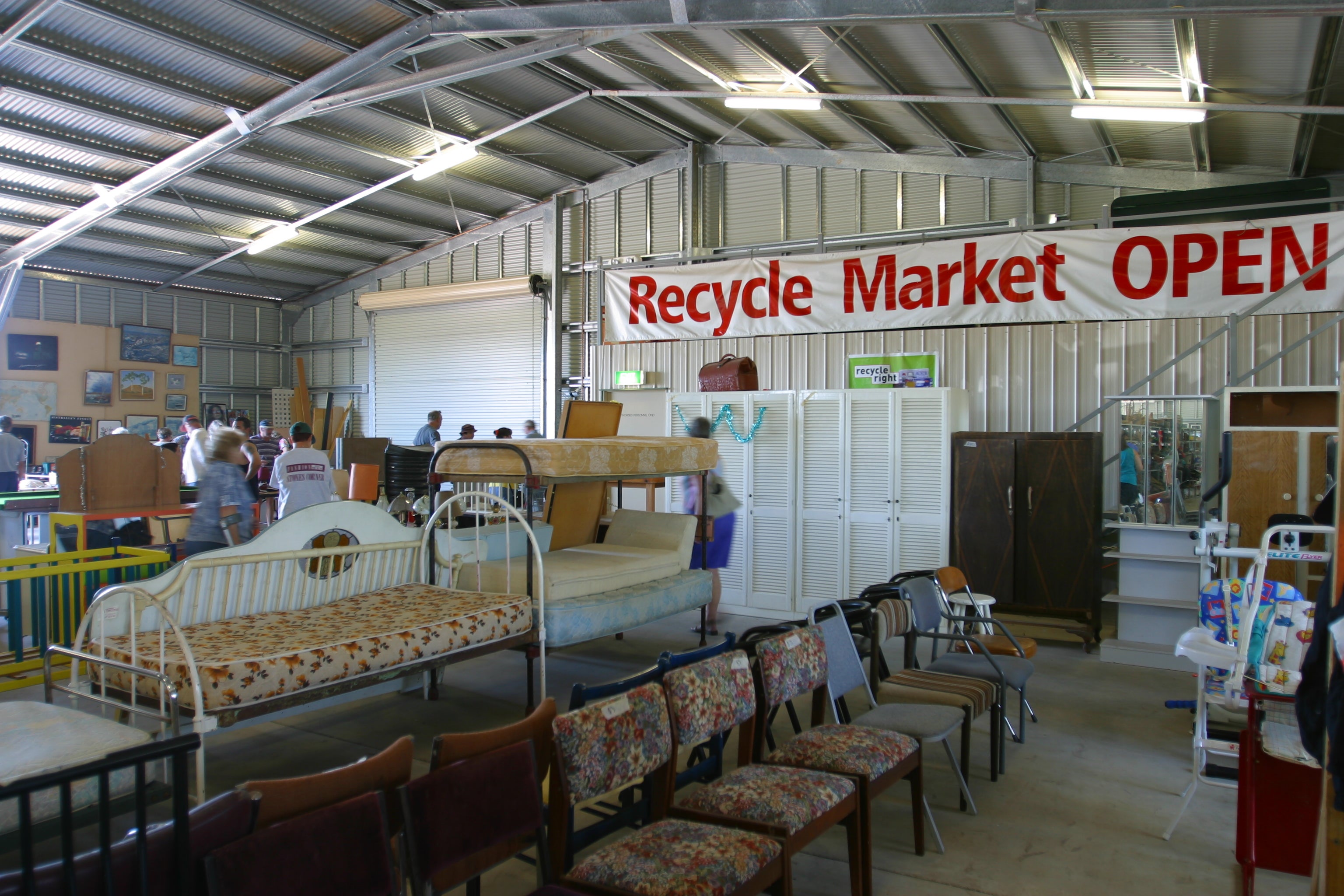 re-use - recycling markets at Caloundra