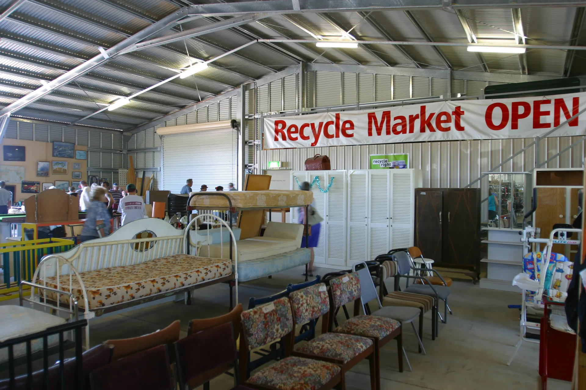 re-use - recycling markets at Caloundra
