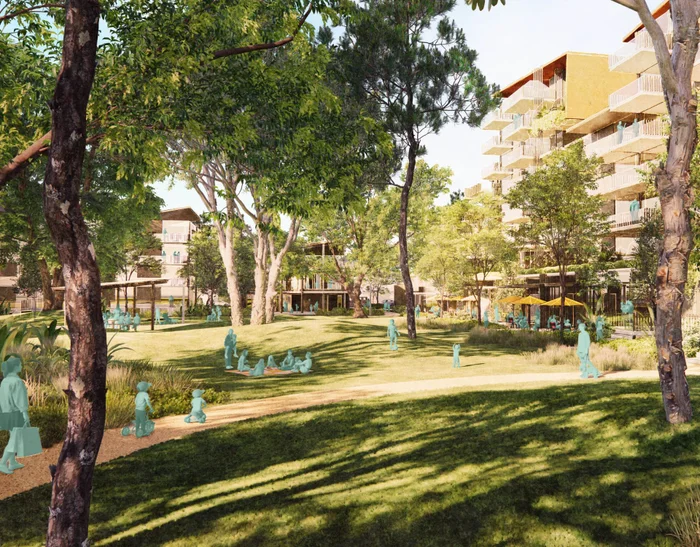 Artist impression of proposed planning scheme concept.