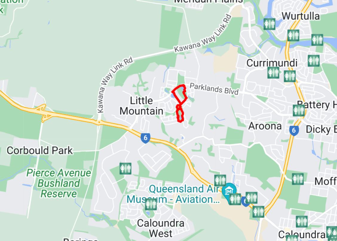 Little Mountain Cycle Circuit Map