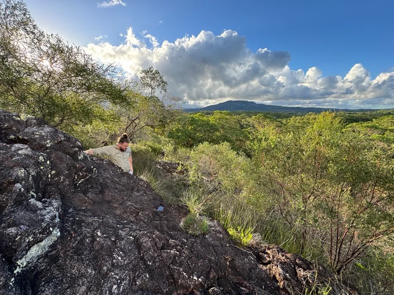 The view from the top of Rupari Hill. 