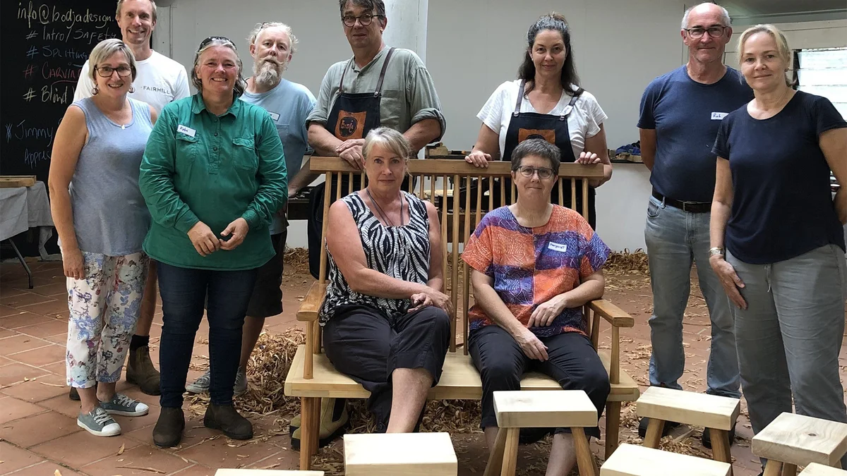 Heritage craft – Timber stool workshop