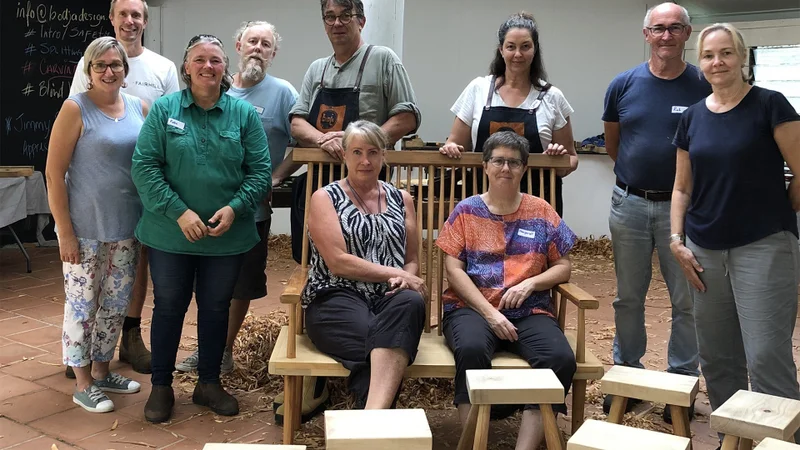 Heritage craft – Timber stool workshop