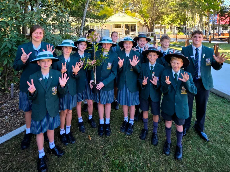 Group of students from Sunshine Coast Grammar School