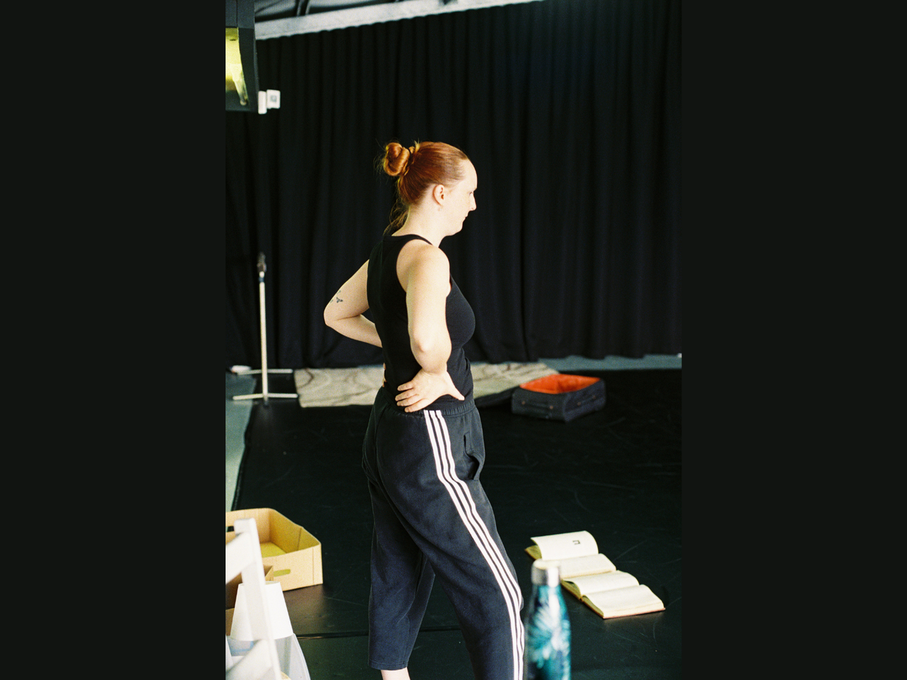 Dancer in a studio, LJ Projects, Labyrinth - Images by ArtsCoast
