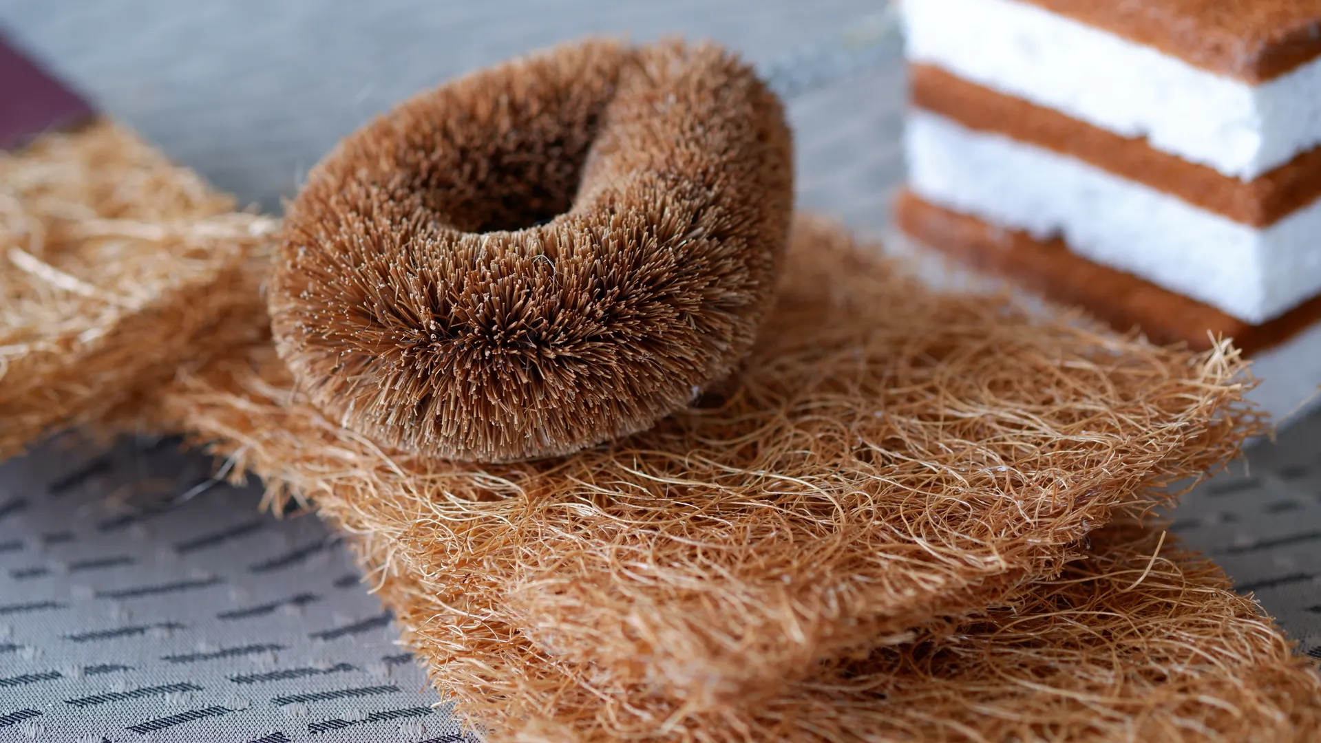 coconut dish scrubbers