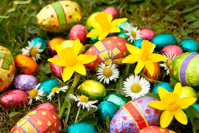 Recycle your Easter Egg foil scrunch up into a ball and drop into the yellow recycle bin
