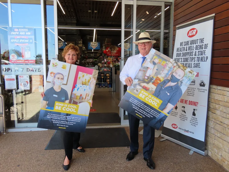 Cool-to-be-Kind-campaign-launch-Roz-White-Co-Owner-and-Operator-of-Whites-IGA-Group-and-Sunshine-Coast-Council-Mayor-Mark-Jamieson-scaled.jpg