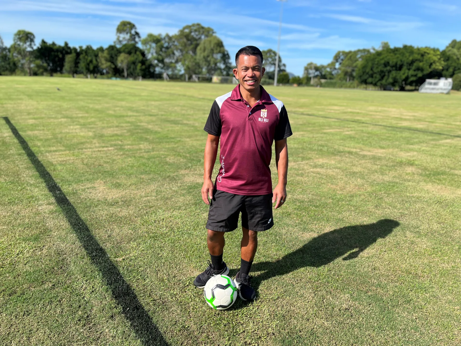 Proud volunteer Eddie Muller