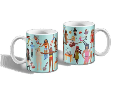 Wonder Woman's Wonderful World mugs