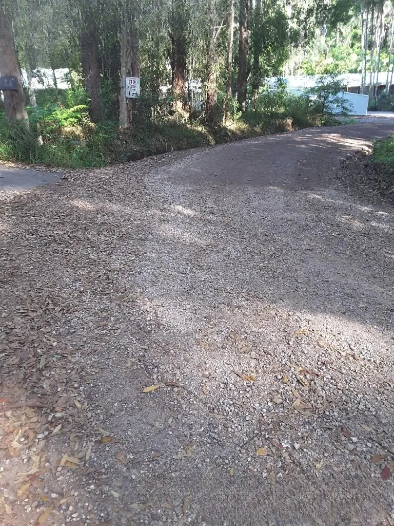After: repaired Cheviot Road, Palmwoods