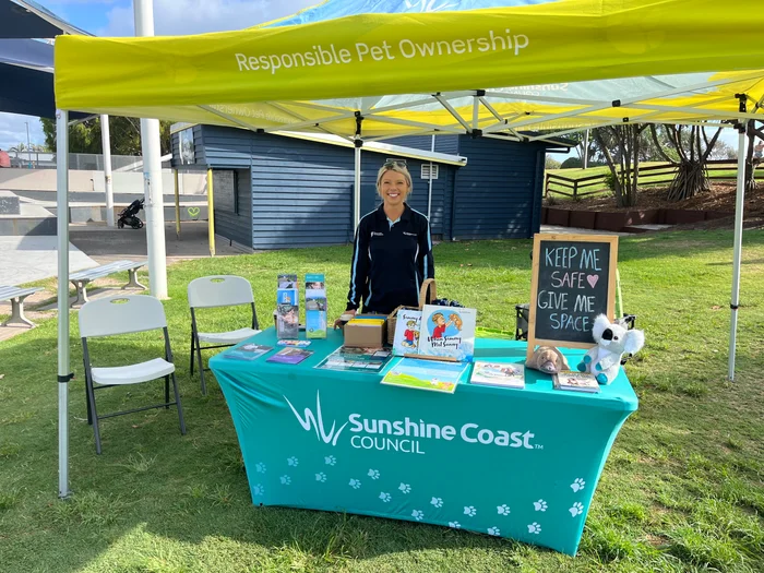 Animal education pop-up booth