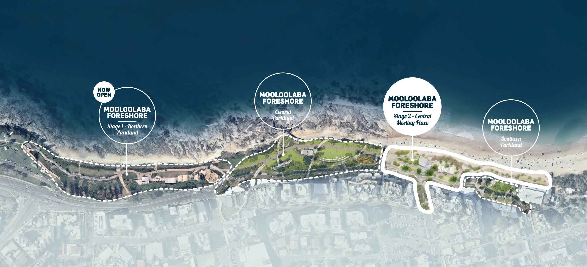 Mooloolaba Foreshore Revitalisation project map