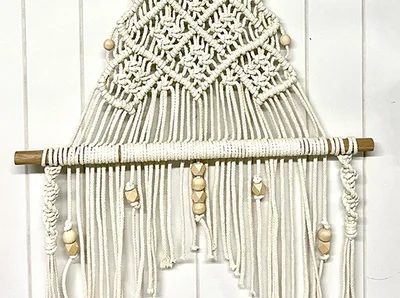 Macramé wall hanging