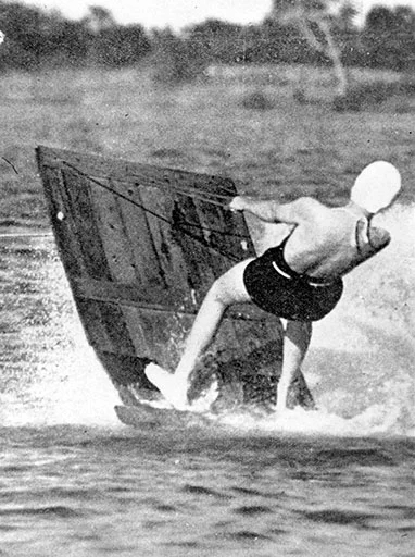 Aquaplaning on the Maroochy River, c 1930