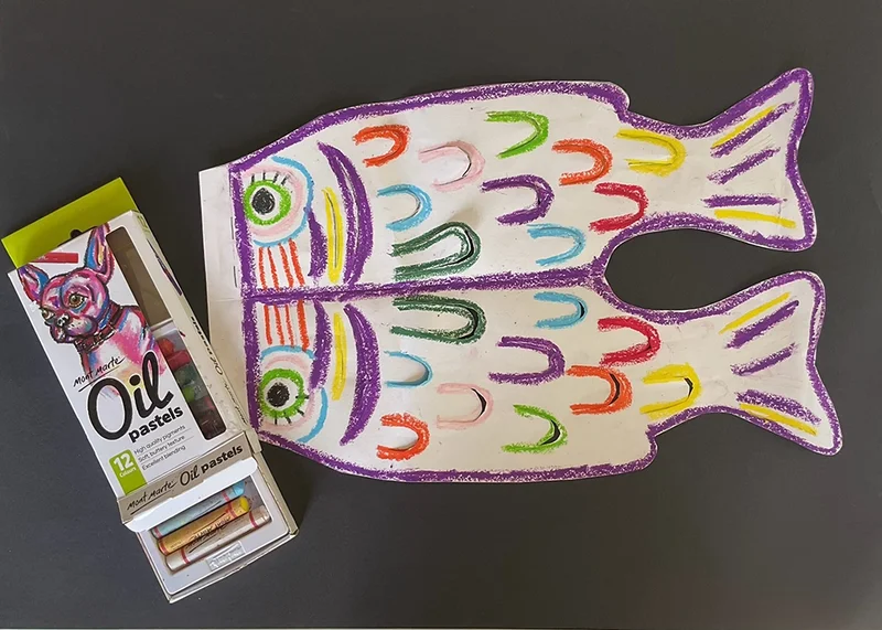 Kids art attack: Create Colourful Koi Kites!