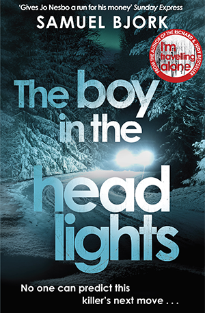 The boy in the head lights