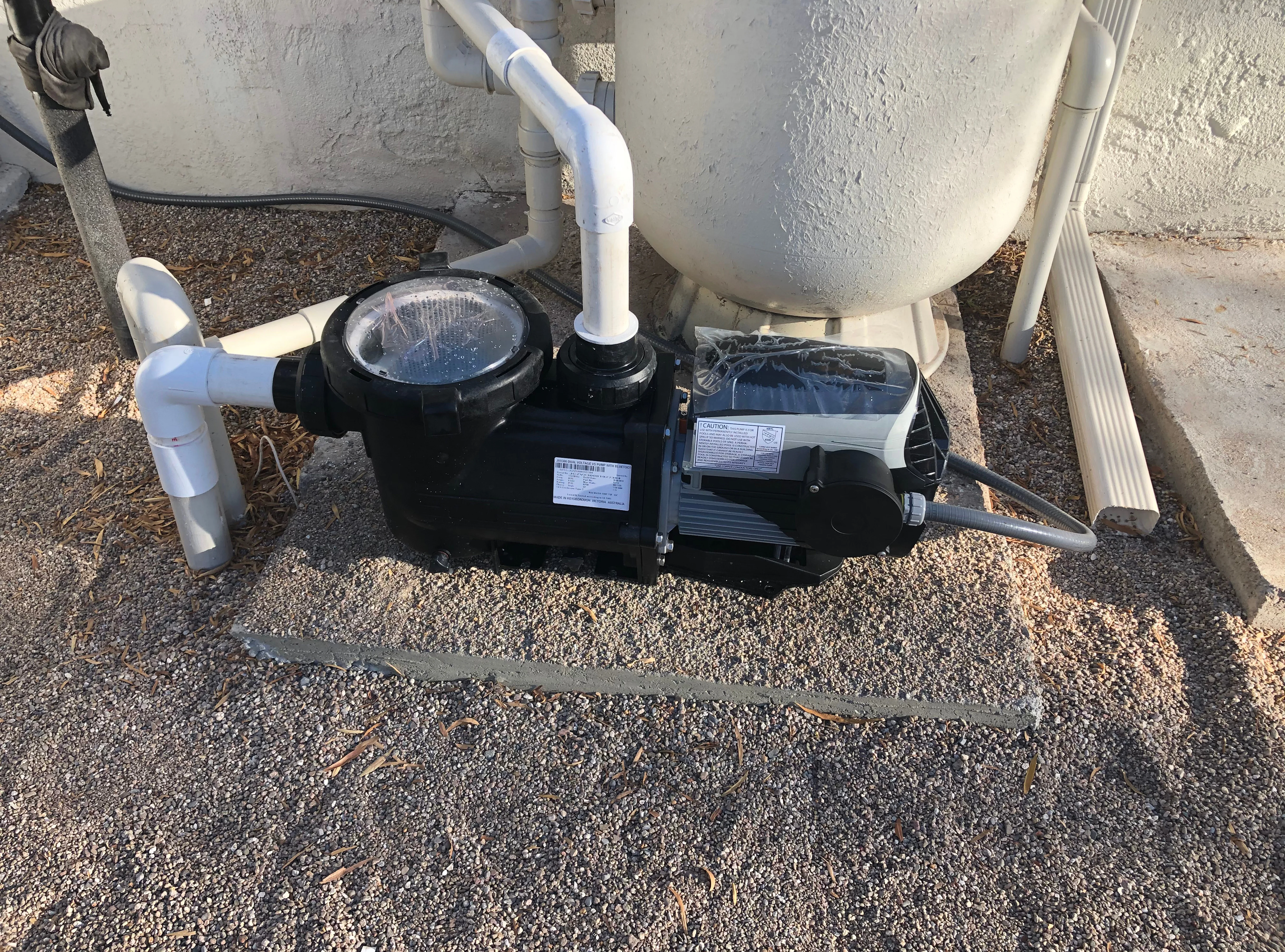 Variable speed pool pump