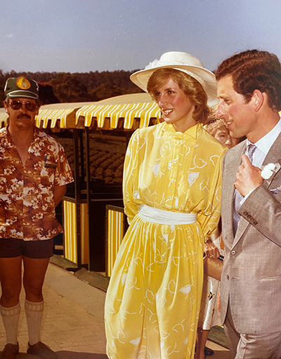 Image from the Robinson Studios album for Prince Charles and Lady Diana's visit to the Sunshine Coast in 1983. The album forms part of the Sunshine Coast Heritage Library collection.