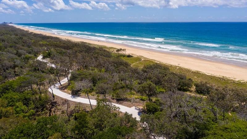 Warana coastal pathway construction