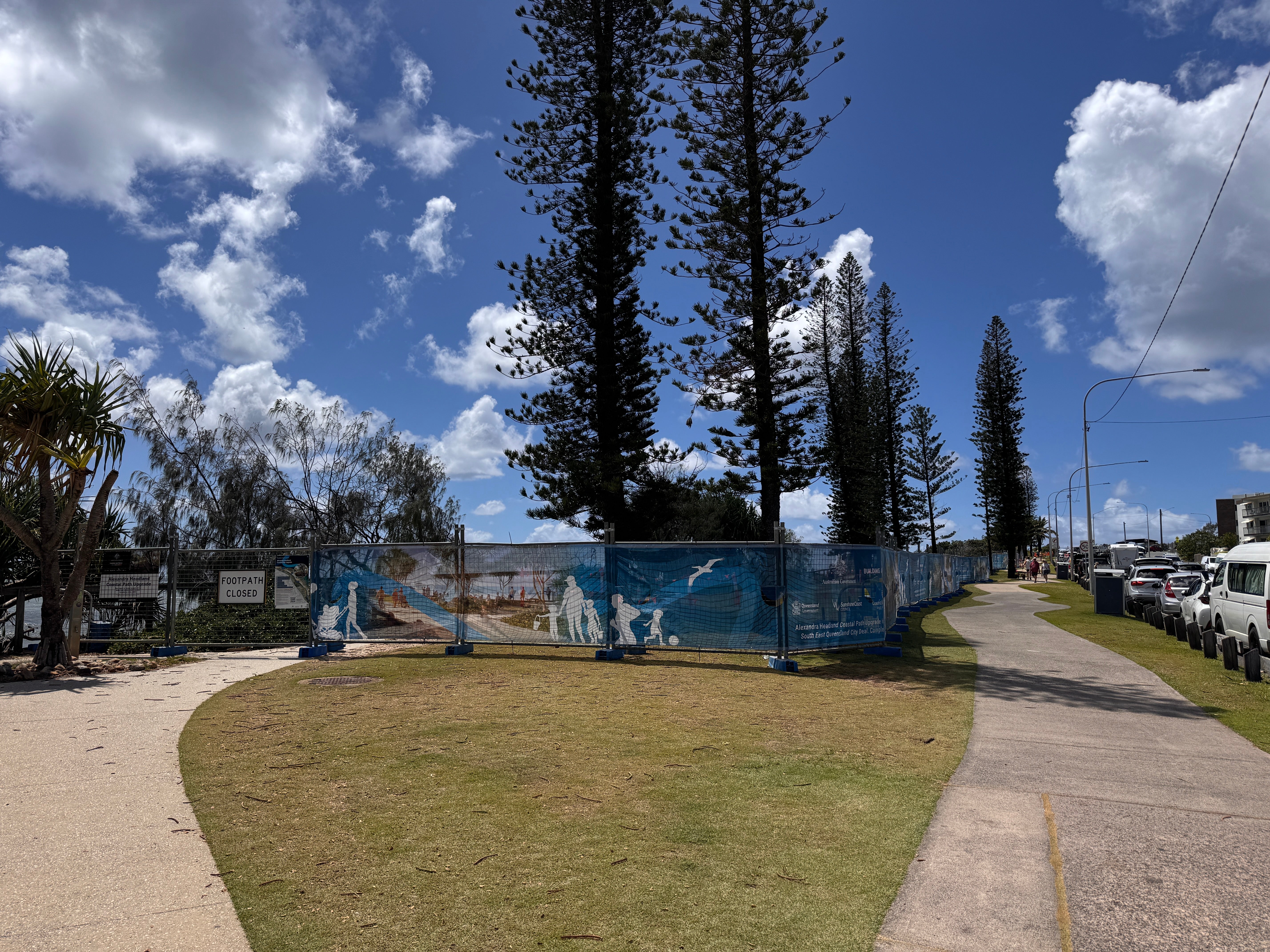 Construction of coastal pathway