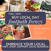 Caloundra's Footpath Frenzy: Vibrant Buy Local Day Event