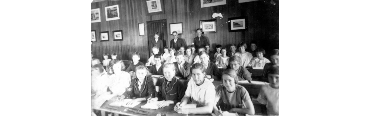 1920 Maleny State Primary School classroom