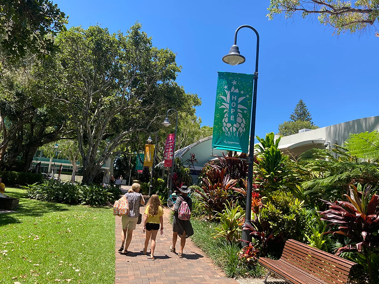 Sunshine Coast festive banners