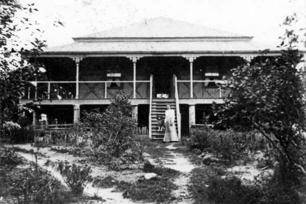 'Coondalbour', residence of Christina Low and family, Yandina, 1904.
