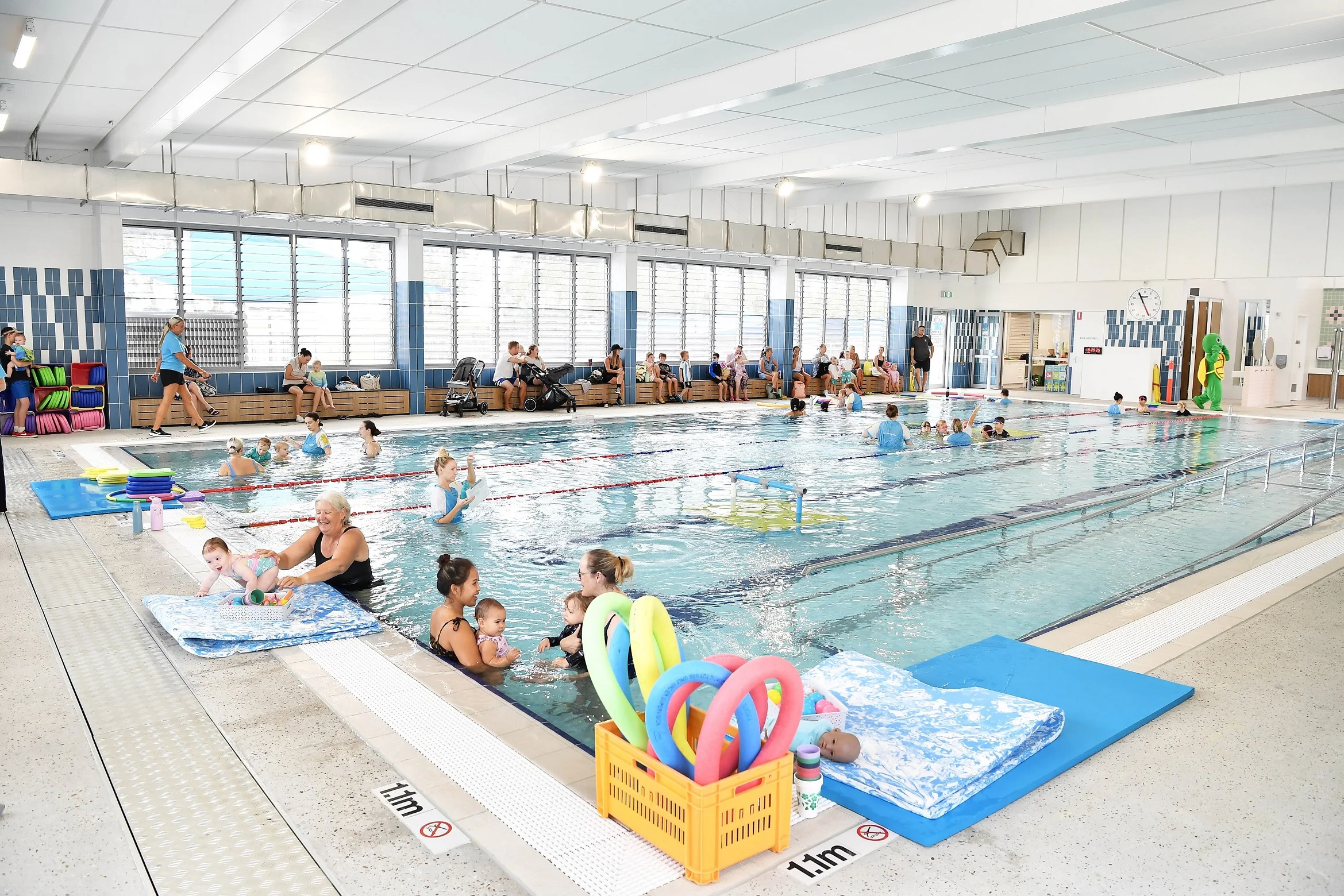 Kawana Aquatic Centre’s new 20-metre, five-lane indoor heated pool