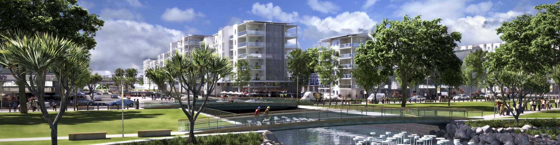 Artist impression of Maroochdore CBD