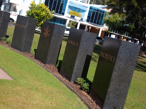 Memorials and plaques in open spaces