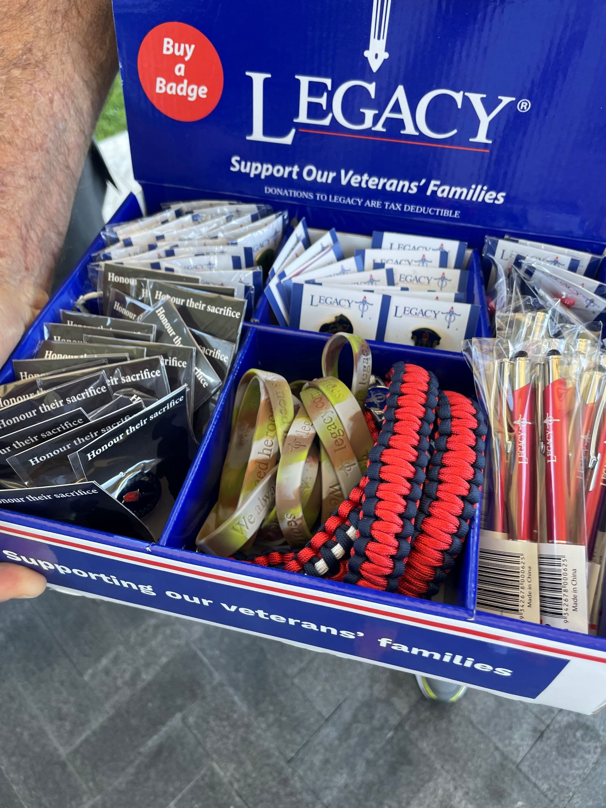Legacy merchandise.