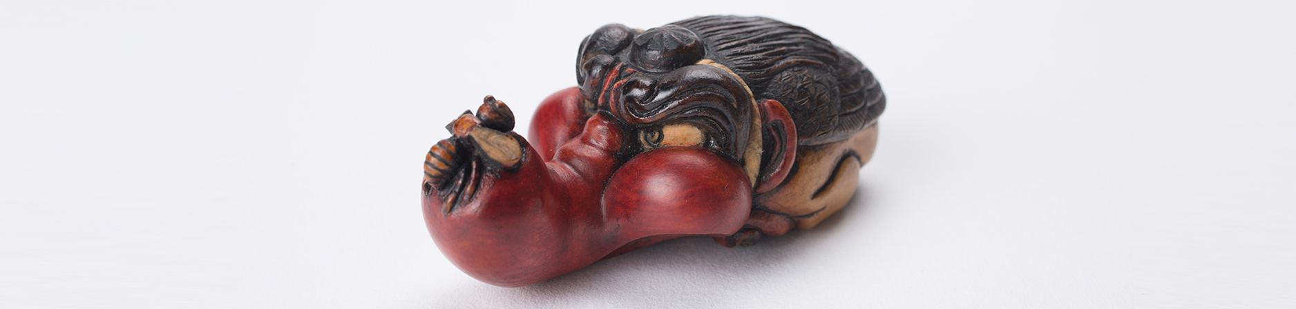 Contemporary wood-carved Netsuke