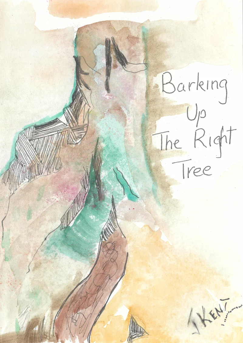 'Barking up the right tree' Nature Journal by Janet Kent 2024