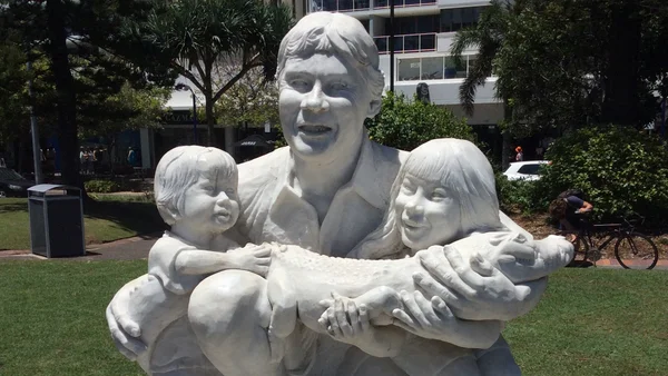 Steve Irwin sculpture conservation