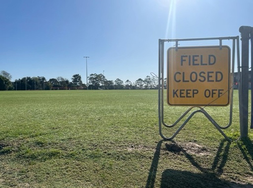 Sports field closures