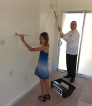 Mayor becomes a painter's apprentice