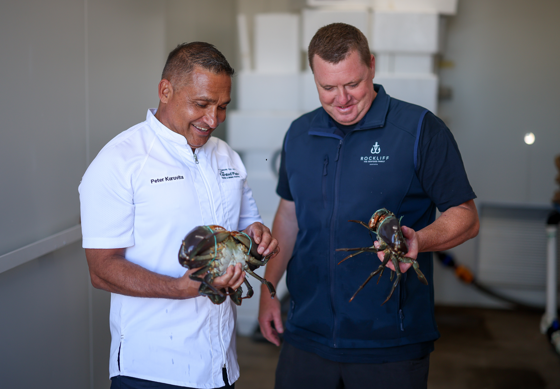 Culinary Director and renowned chef Peter Kuruvita at Rockliff Seafood Mooloolaba