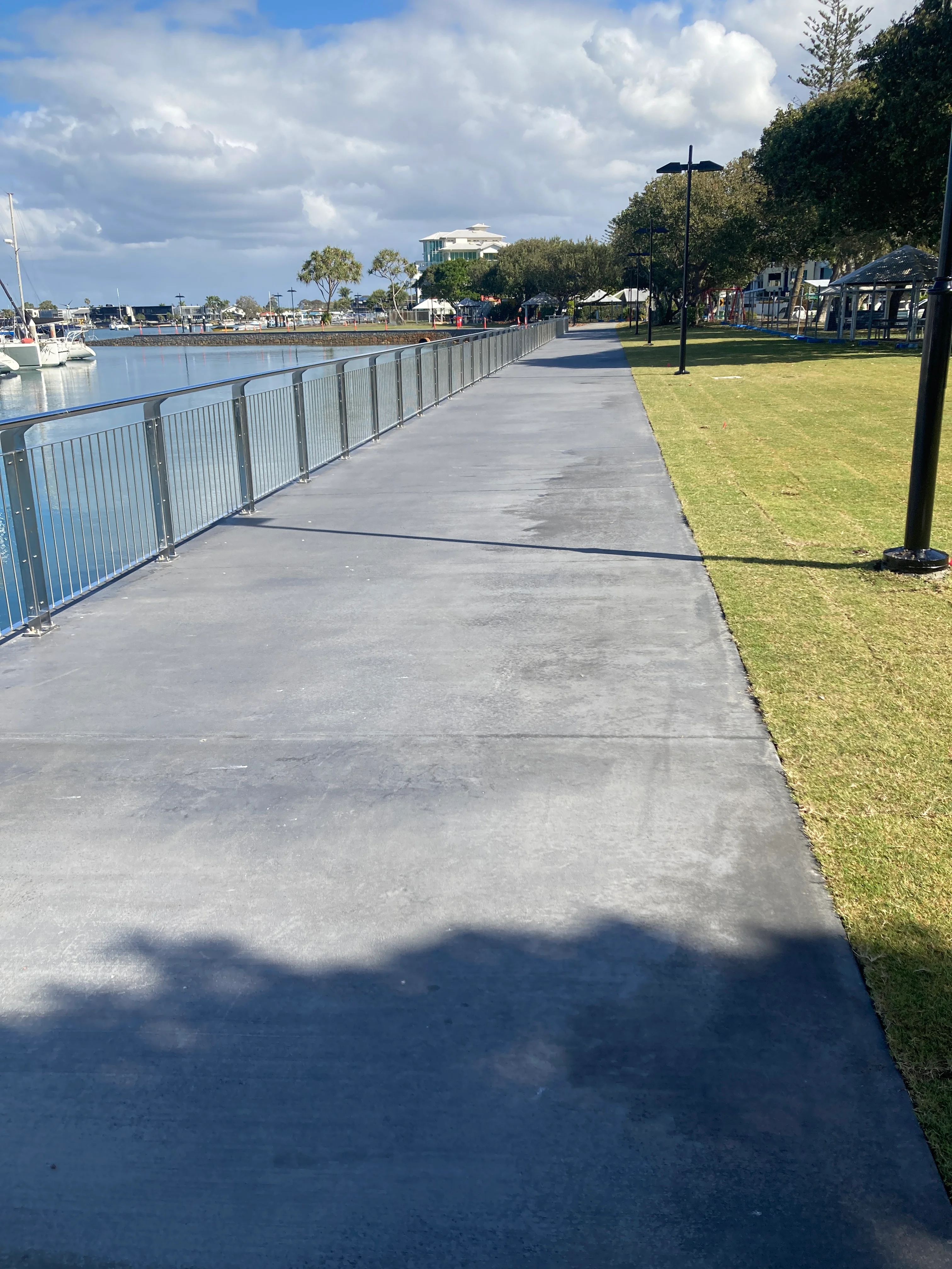 New coastal pathway at Charles Clarke Park, Mooloolaba