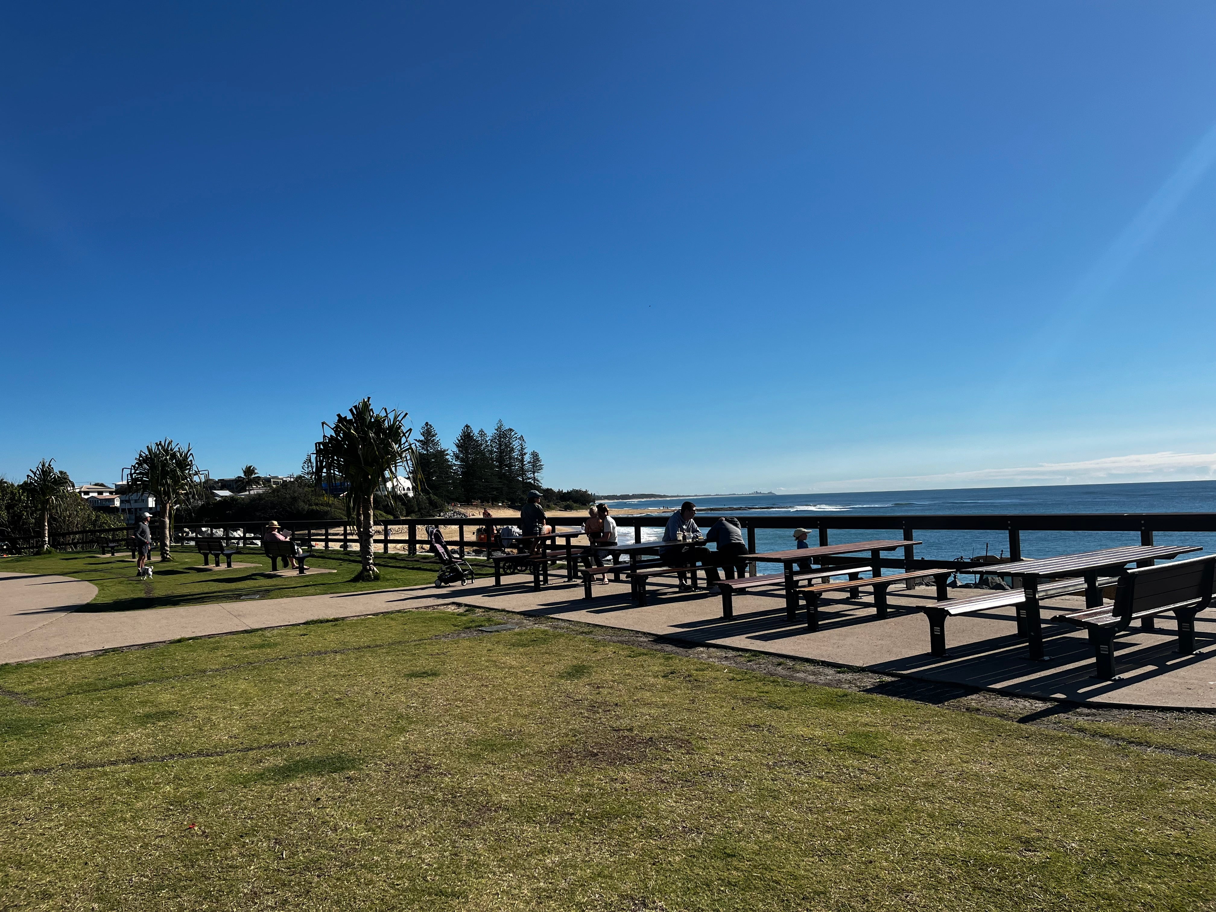 Moffat Beach western foreshore enjoyed by community