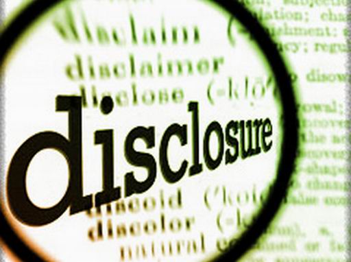 Disclosure log – released information