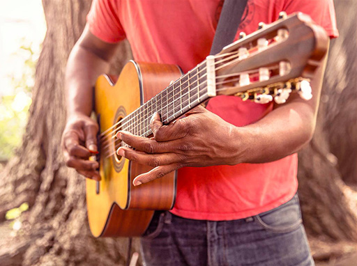 Buskers and street performers