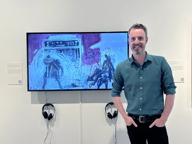 From the Artist Talk online with Todd Fuller