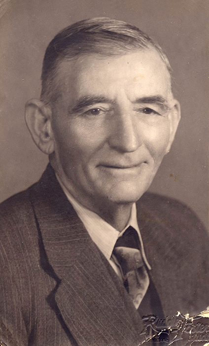 William Burgess, 1943.  William was one of the longest serving Councillors on the Landsborough Shire Council, holding the position for 33 years.